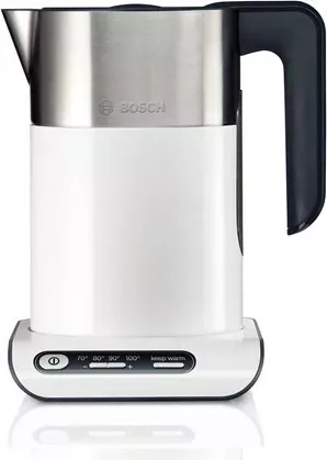 Vluese uji elektrike Bosch TWK8611P 1.5L, 2400W, çelik inox, e bardhë 