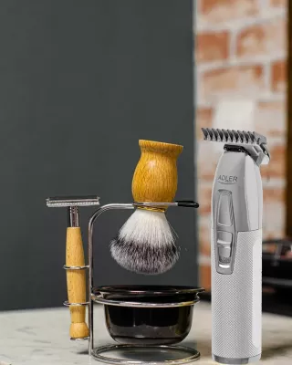 Makinë rroje Adler AD 2836S, Bateri 1400 mAh, Argjendtë