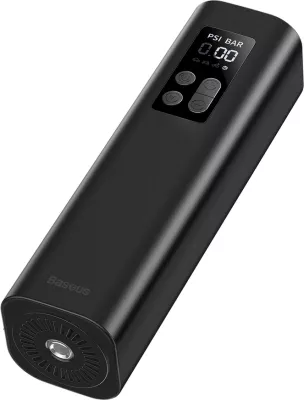 Kompresor mini për goma Baseus CRCQ000001, 12V, 120W, i zi