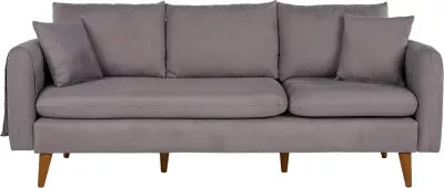 Divan treshe Atelier del Sofa, Sofia, ngjyrë gri