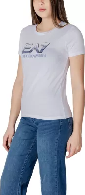 Maicë për femra EA7 7W000183 AF10373, e bardhë [Madhësia: L]