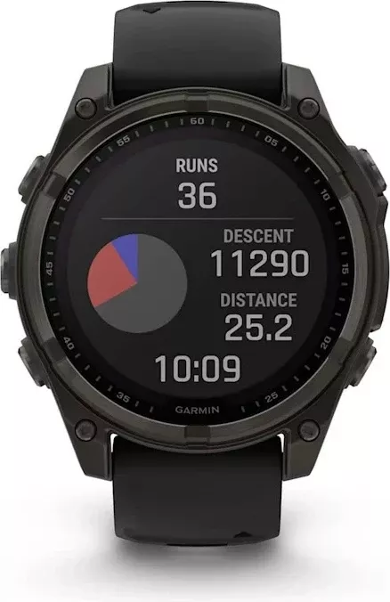 Smartwatch Garmin fenix 8, 51 mm, 32 GB, Titanium, i zi