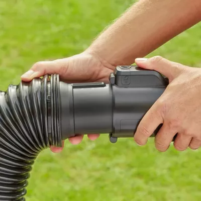 Fshesë me vakum dhe fryrës gjethe BLACK+DECKER BEBLV301-QS, 3000 W, portokalli