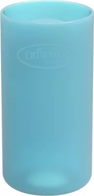 Veshje Silikoni për Shishe Qelqi Dr. Brown’s 250 ml, blu