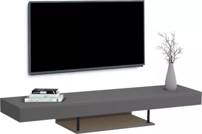 Mbajtës muri për TV me LED, ngjyrë gri, SAVOR FH18381.05, 150x29.5x22cm