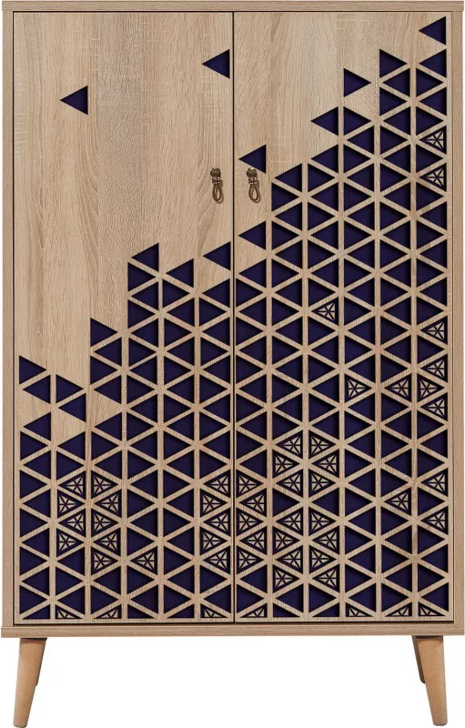 Dollap multifunksional Hanah Home, Multibox - 123, ngjyrë lisi Sonoma