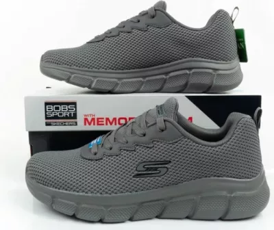 Atlete për meshkuj Skechers, gri