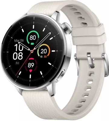 Smartwatch OnePlus Watch 3 43mm, 354mAh, AMOLED, bardhë