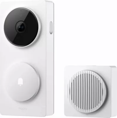 zile dere me kamerë Aqara Doorbell Camera Hub G410 (CH-C09D-W), 2K, hub Zigbee/Thread/Matter, bardhë