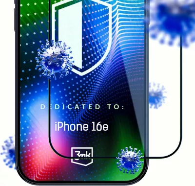 Xham i kalitur mbrojtës për ekran 3MK HARDY® Ultra Glass™ për Apple iPhone 16E, 9H, me aplikator (set)