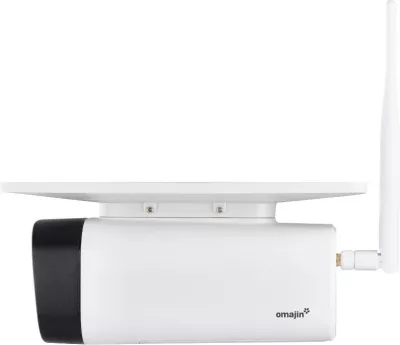 Kamerë sigurie wireless Omajin OSC-01-EU, solar, Bardhë, Zi