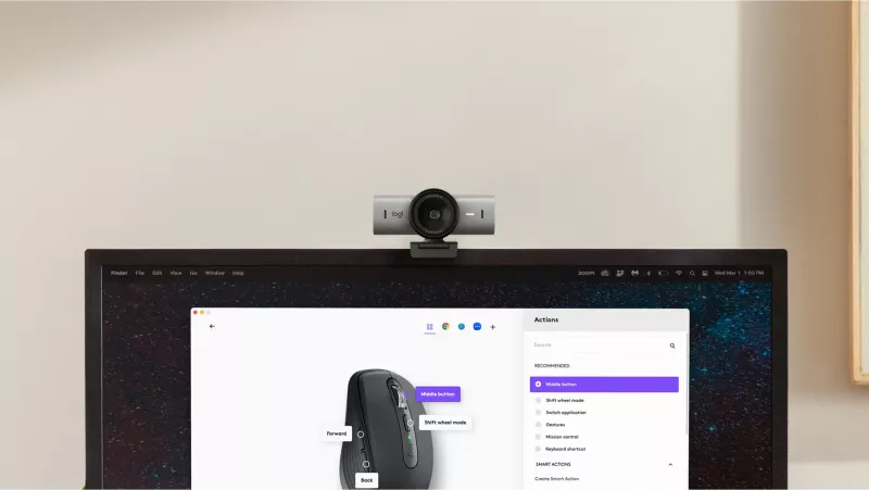 Kamerë Logitech MX Brio, 4K Ultra HD, 30 fps, 3840 x 2160 pixels, Privacy cover