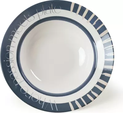 Pjata Hermia Concept, ngjyrë kaltër e errët dhe e bardhë, set prej 6 copash, 26cm, 660cc