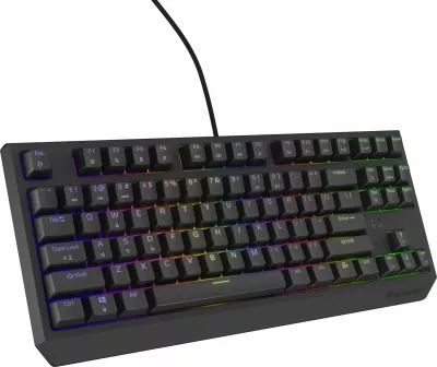 Tastierë mekanike gaming GENESIS Thor 230 TKL NKG-2079, Outemu Brown, RGB, USB, US layout, 80% TKL, e zezë