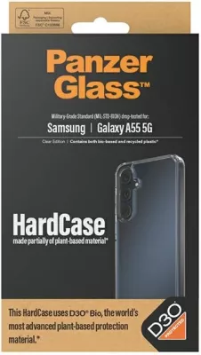 Mbështjellës PanzerGlass HardCase për Samsung Galaxy A55 5G, transparent