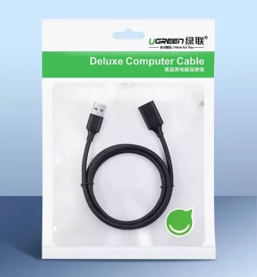 Kabllo zgjatëse USB-A Ugreen US129 USB 3.0 1.5 m Male-Female, e zezë