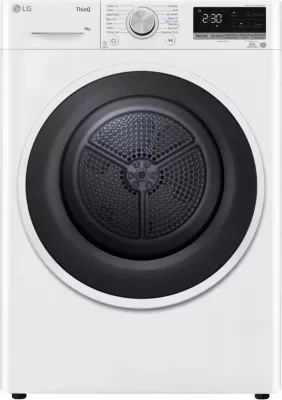 Tharëse rrobash LG RH90V5AV6N 9 kg Dual Inverter Heat Pump, e bardhë