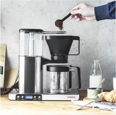 Aparat kafeje Gastroback 42706, 1.25L, 1550W, ngjyrë argjendi
