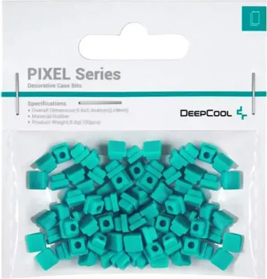 Aksesorë dekorativë për kasë DeepCool PIXEL, 100 copë, Gjelbër
