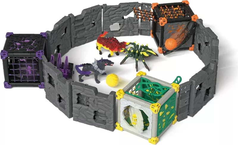 Set lodrash Schleich BattleCave Arena Lava vs Shadow, aksion/aventurë, multikolor