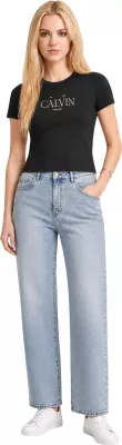 Maicë për femra Calvin Klein Jeans LV047G806G, e zezë [Madhësia: XS]