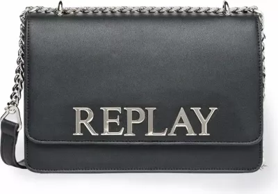 Çantë krahu për femra Replay FW3000.001.A0362B, e zezë