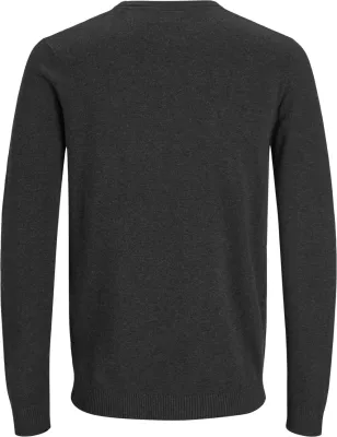 Xhemper për meshkuj Jack & Jones JJEBASIC 12137190, gri e errët [Madhësia: XL]
