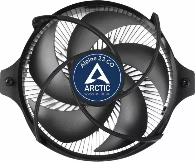 Ftohës procesori ARCTIC Alpine 23 CO, 90mm PWM, për AMD AM4/AM5, i zi