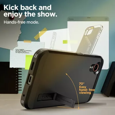 Mbështjellës Spigen Tough Armor për Samsung Galaxy XCover 7, i zi