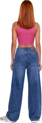 Crop top për femra I am BASIC 1947, rozë [Madhësia: M]