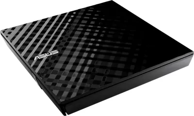 DVD shkrues i jashtëm ASUS SDRW-08D2S-U LITE 8x, M-DISC, USB 2.0, kompatibil me Windows/Mac, i zi