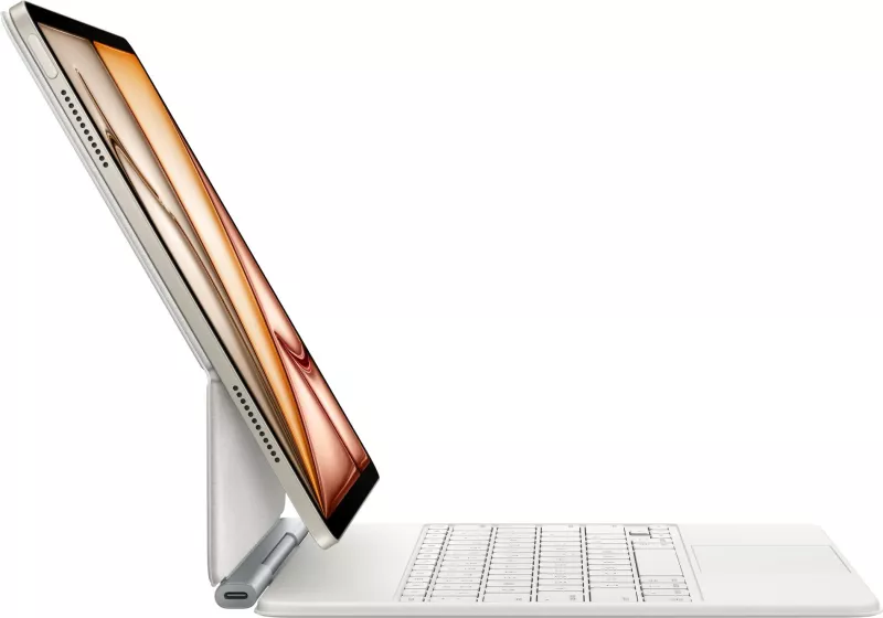 Tastierë Apple Magic Keyboard me trackpad, QWERTZ, gjermanisht, për iPad Air 13" (M3/M2), e bardhë