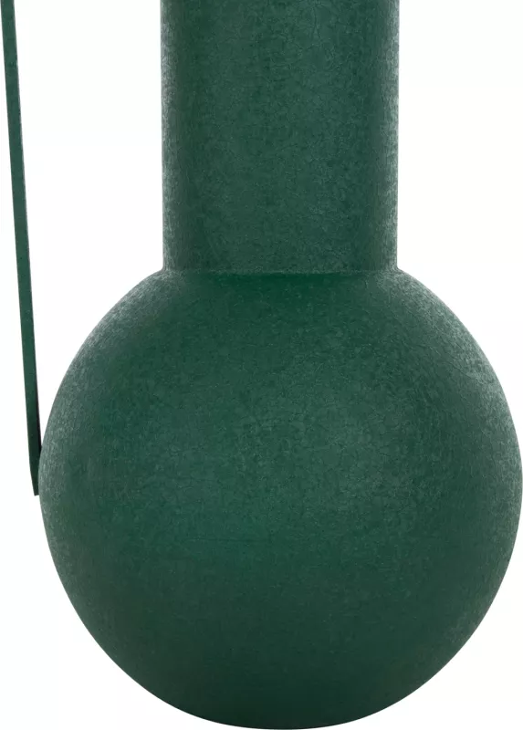 Vazo dekorative FLAGON FH4260.03 metalike në ngjyrë të gjelbër Φ26x45Hcm