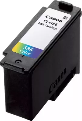 Kartush boje, Canon, CL-586 6227C001, 9.9 ml, 180 faqe, standard, Cyan Magenta Yellow