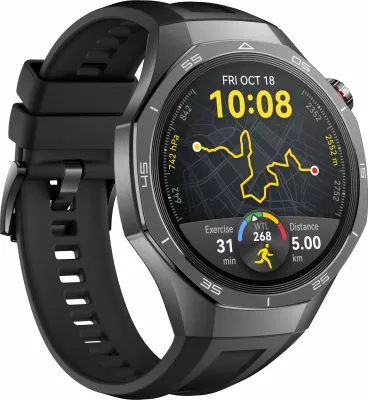 Smartwatch Huawei WATCH GT5 Pro 46mm, AMOLED, GPS, Ngjyrë e zezë