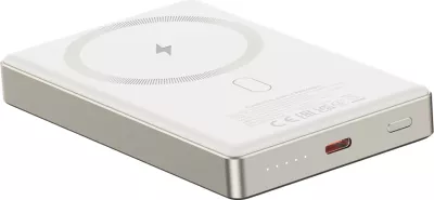 Power bank CANYON OnPower 510 10000 mAh PD 20W magnetik (MagSafe) wireless 15W, Beige
