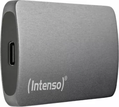SSD eksterne INTENSO TX800 2TB USB 3.2 Gen2x2 deri 2100 MB/s, me kabllo USB-C, antracit