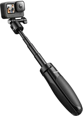 Selfie stick me tripod Telesin S1-MNP-02 për kamera sportive, i zi