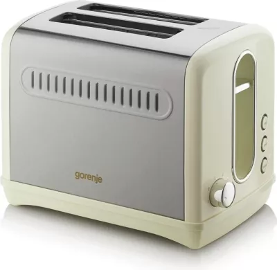 Tostues Gorenje T1100CLI, 2 feta, 1100 W, champagne