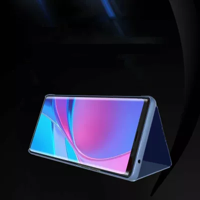 Mbështjellës Hurtel Clear View për Samsung Galaxy A72 4G, Rozë