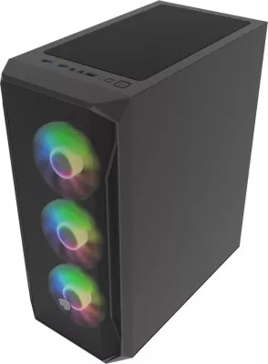 Kasë FURY Shobo SH4F RGB Midi Tower, E zezë