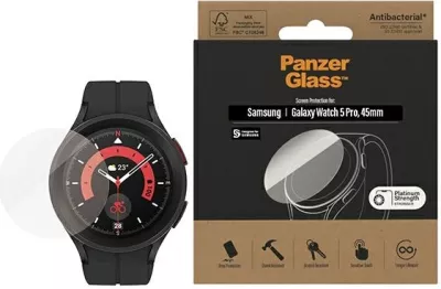 Mbrojtës ekrani PanzerGlass për Samsung Galaxy Watch 5 Pro 45 mm, antibakterial