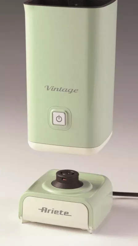Frother qumështi elektrik Ariete, modeli Vintage, ngjyrë jeshile