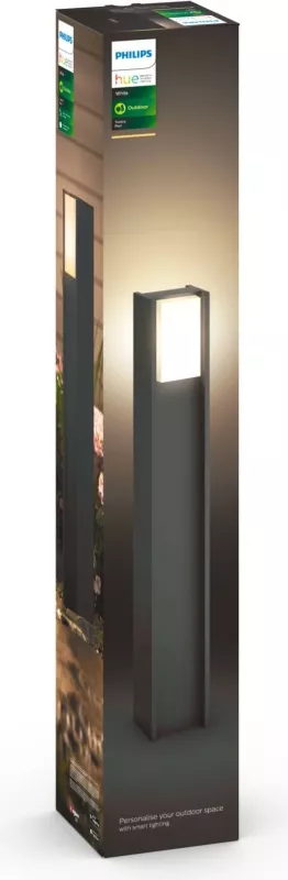 Llambë smart Philips HUE Turaco Wegel, 800lm, antracit