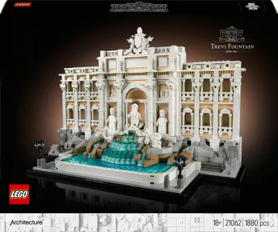 Set ndërtimi LEGO Trevi Fountain, 1880 copë, plastikë, shumëngjyrësh