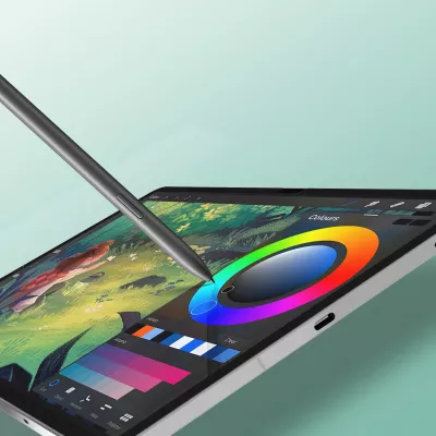 Film mbrojtës mat për tablet Samsung Galaxy Tab S10 FE/S9/S9 FE/S8/S7, Dux Ducis Naad Paperlike, transparent me kornizë të zezë