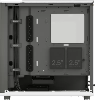Kasë Fractal Design North Chalk White, Midi Tower, xham i kalitur
