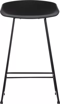 Karrige për bar, e zezë, mesatare, FH9299.02, 44x44x74cm, set 2 copë