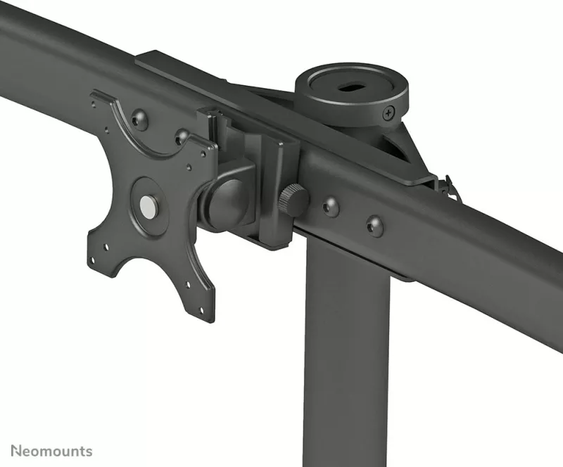 Krah monitori Newstar Neomounts FPMA-D700D3, për 3 monitorë, rregullim lartësie, clamp, e zezë
