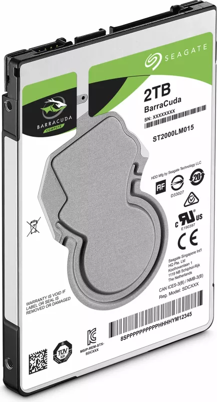 Hard disk Seagate Barracuda 2.5", 2 TB, 5400 RPM, 128 MB